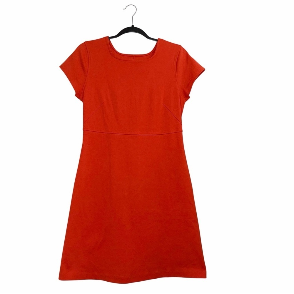 Everlane Orange Midi Dress Size Small - Picture 2 of 6